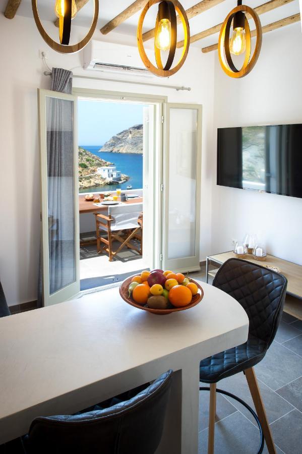 Droufakos' Home, Lux Seafront Apartment W. View Kherronisos Eksteriør bilde