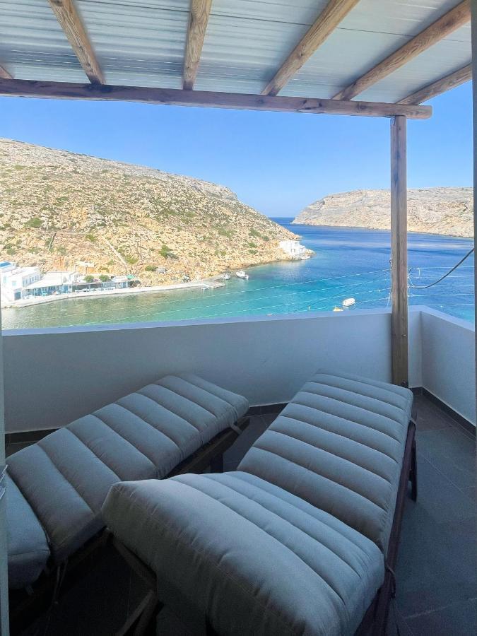 Droufakos' Home, Lux Seafront Apartment W. View Kherronisos Eksteriør bilde