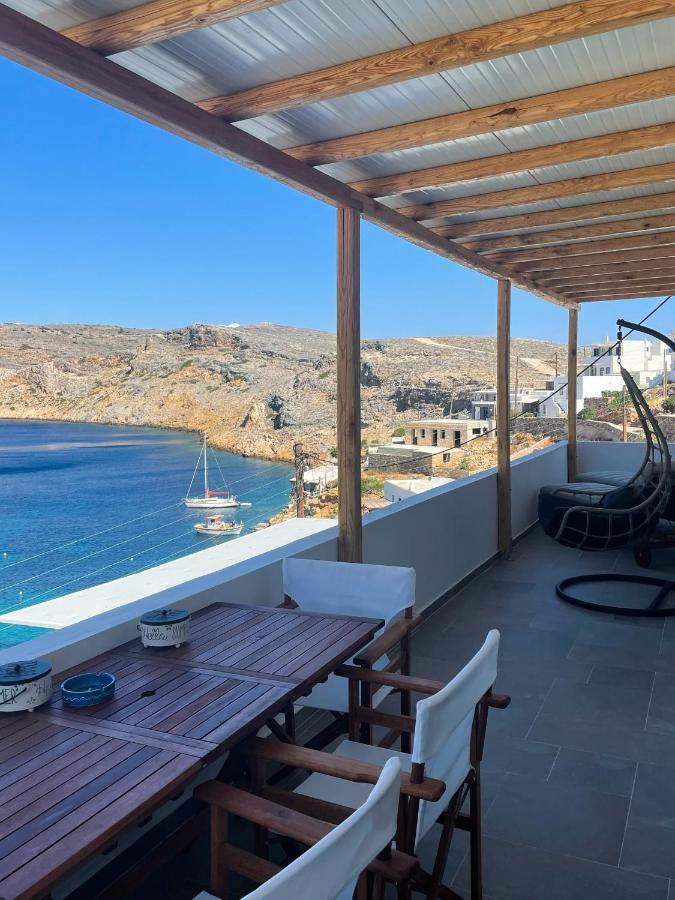 Droufakos' Home, Lux Seafront Apartment W. View Kherronisos Eksteriør bilde