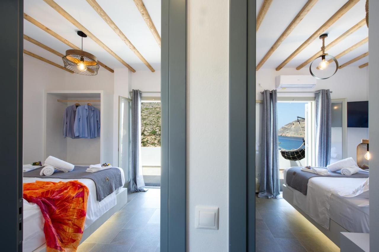 Droufakos' Home, Lux Seafront Apartment W. View Kherronisos Eksteriør bilde