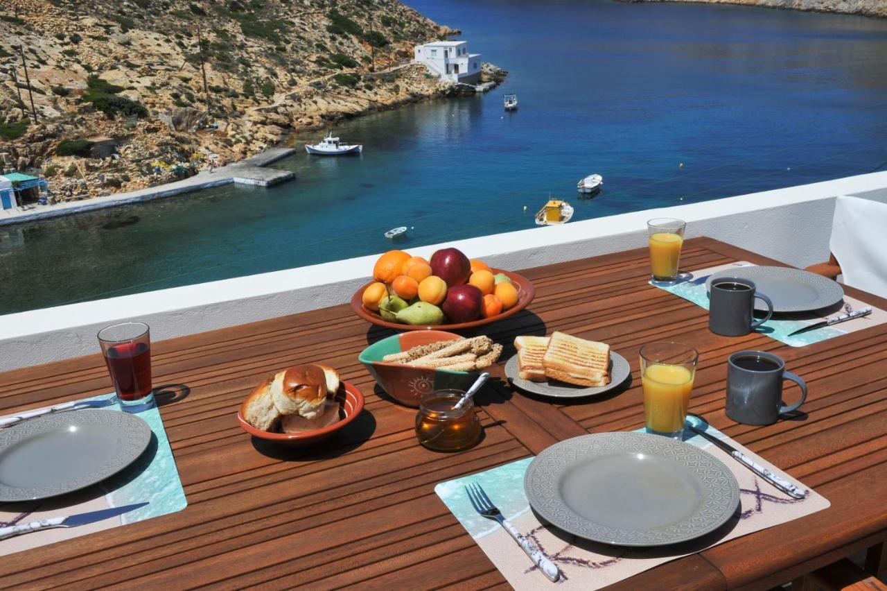 Droufakos' Home, Lux Seafront Apartment W. View Kherronisos Eksteriør bilde